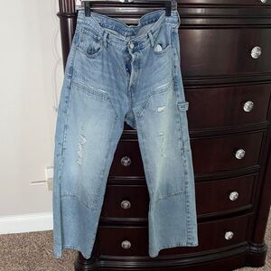 G-star Blue Distressed Jeans